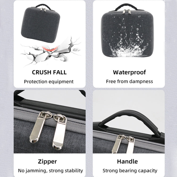 For DJI Osmo Pocket 3 Action Camera All-in-One Storage Bag Hand Cluth(Grey) by buy2fix