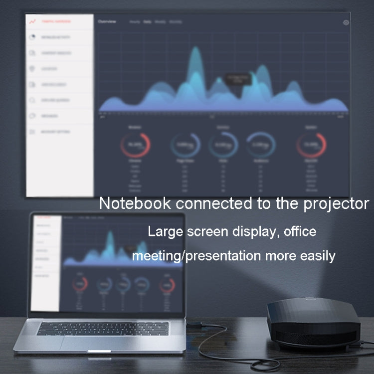 JINGHUA Mini DP To HDMI HD Video Converter For Thunderbolt 4K Interface by JINGHUA