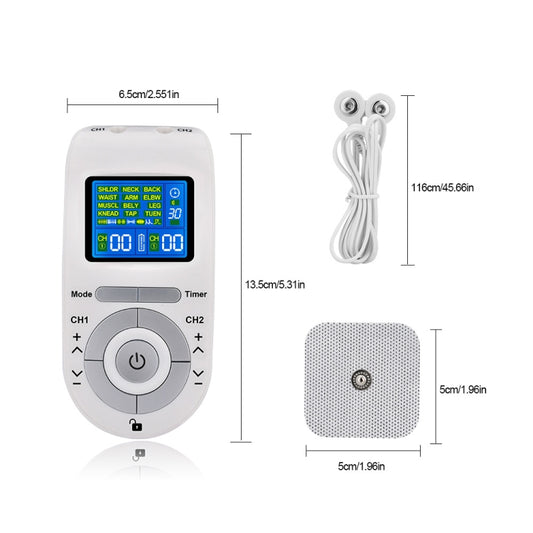 12 Modes TENS Machine Low Frequency Pulse Physiotherapy Device for Pain Relief HH-8812 by buy2fix
