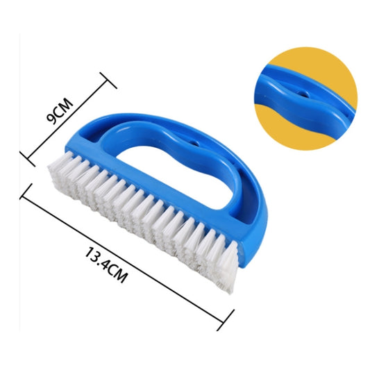 Car Interior D-shaped Seat Seam Cleaning Brush(Blue) by buy2fix