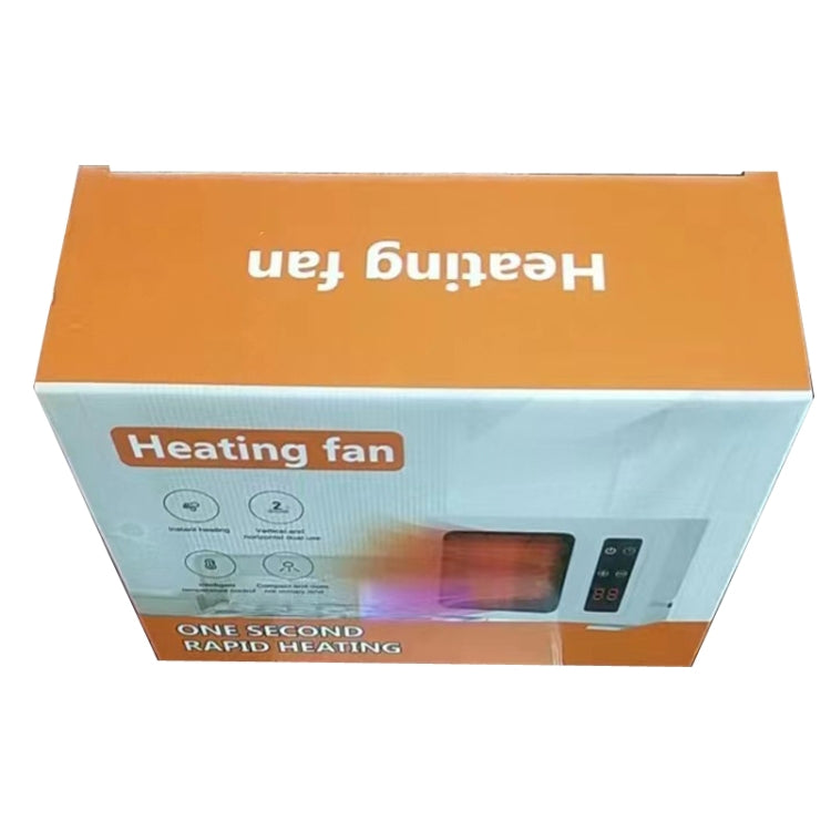 600W Desktop Electric Heater PTC Fast Heating Energy Saving Warm Fan With Remote Control(US Plug) by buy2fix