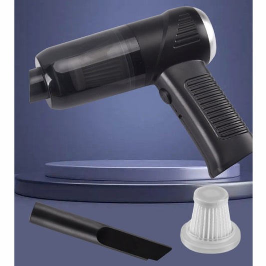 Car Household Mini Wireless USB Charging Fully Automatic Vacuum Cleaner(Black) by buy2fix