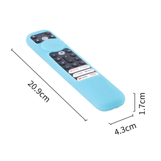 20.9 x 4.3 x 1.7cm For TCL RC902V Remote Control Protective Case FMR1/FAR2/FMR4 Universal Silicone Shockproof Covers(Luminous Blue) by buy2fix