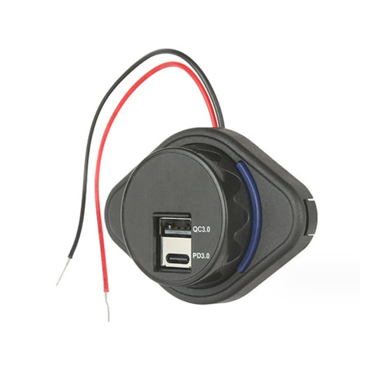 2 in 1 Car Modification Fast Charging USB-C Car Charger(UCC-320 QC3.0+PD) by buy2fix
