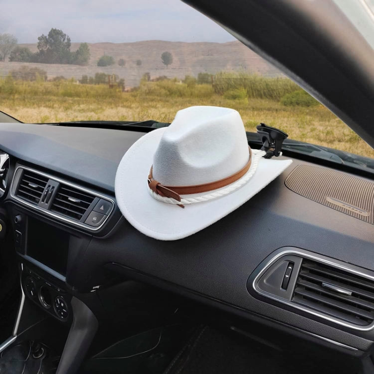 Car Cowboy Hat Rack Home Door Rear Hat Hook Holder, Color: White by buy2fix