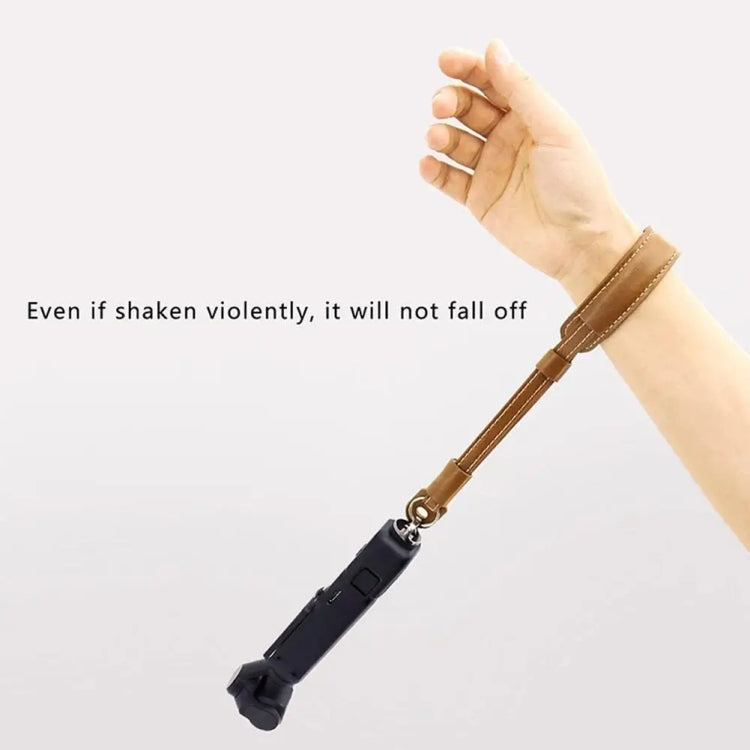 Camera Gimbal Hand Strap Handheld Stabilizer Accessories Wrist Strap For DJI OSMO Pocket 3 / OM 3 / OM 4 / OM 5 / OM 6(Coffee Color) by buy2fix