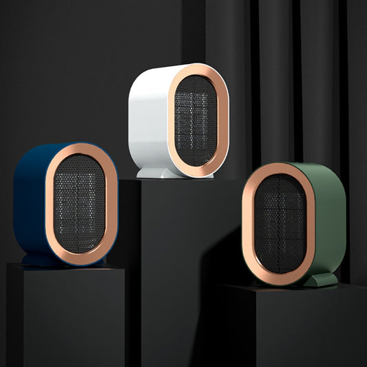 Small Desktop Electric Heater Home PTC Instant Energy-saving Heater, Spec: UK Plug(Blue) by buy2fix