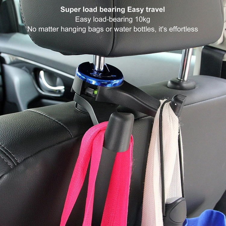 Car Back Seat Double Hook Phone Holder, Color: Red by buy2fix