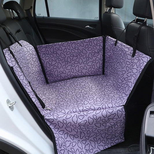Car Single Seat Waterproof Pet Seat Protective Pad, Color: Purple Cloud by buy2fix
