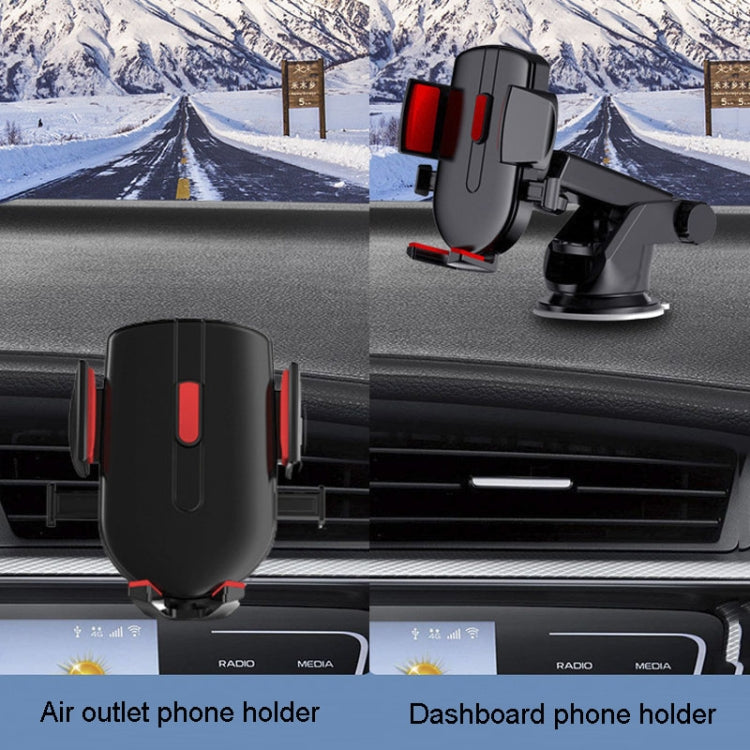 Suction Cup Model Car Cell Phone Telescopic Holder Universal Automobile Navigation Bracket(Red) by buy2fix