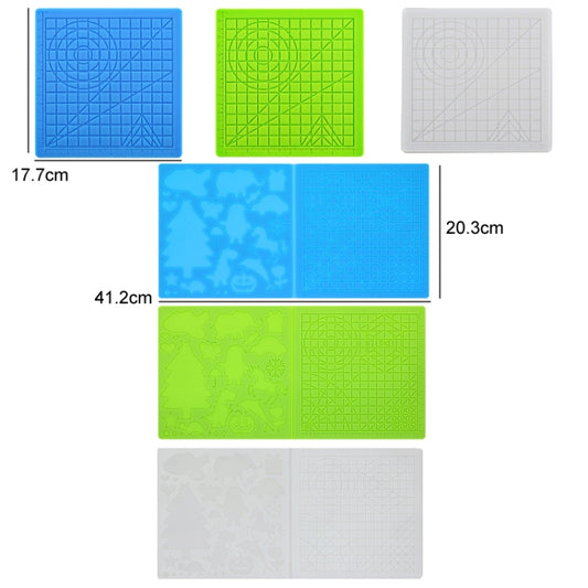 3D Printing Pen Copy Silicone DIY Painting Template Mat, Specification: Blue Large by buy2fix