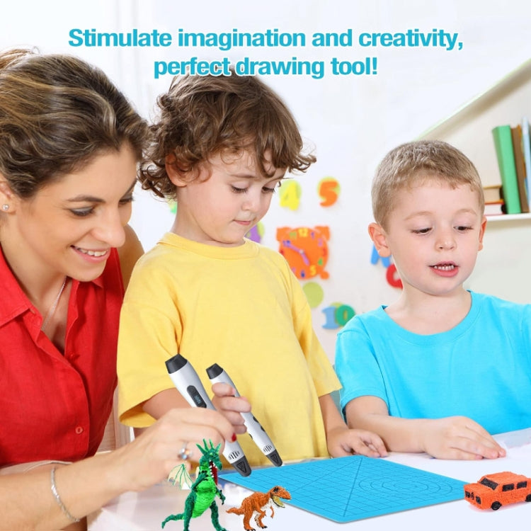 3D Printing Pen Copy Silicone DIY Painting Template Mat, Specification: Blue Large by buy2fix