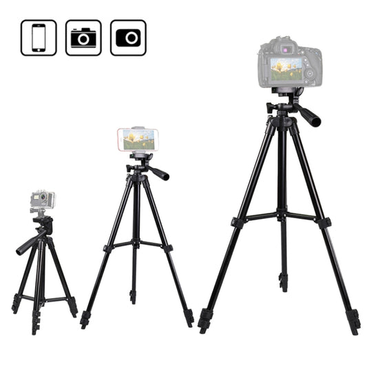 Portable Aluminum DSLR Camera Live Tripod Photography Retractable Landing Bracket, Specification: 102cm Tripod+Clip+Bag by buy2fix