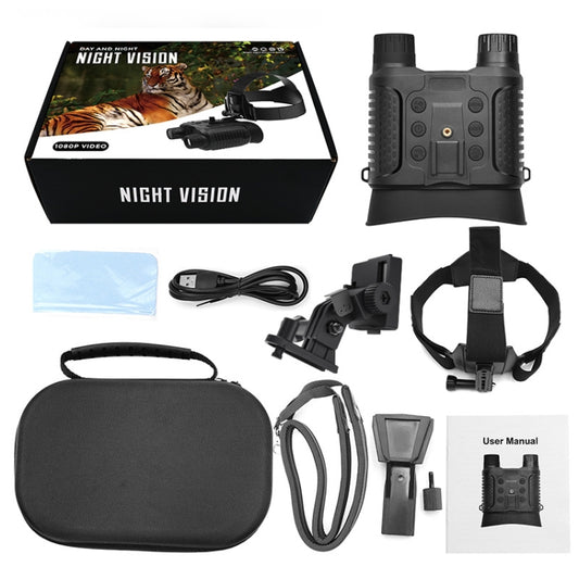 NV8160 Head-Mounted Night Vision Device Binocular Digital 2.7 Inch Screen Outdoor Infrared Night Vision Telescope by buy2fix