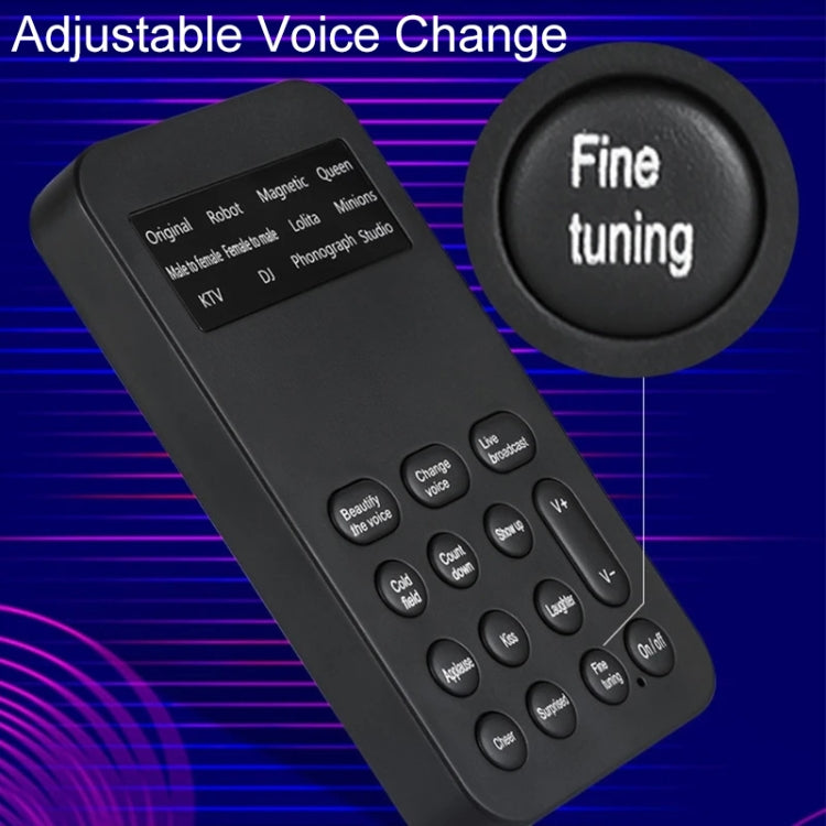 S9 Mobile Phone Computer Live Sound Card Voice Changer Game Karaoke Recording Audio Transformer(English) by buy2fix