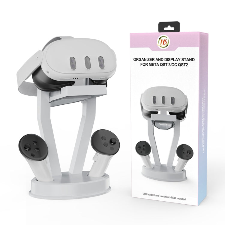JYS-MQ003 For Meta Quest 3 / 2 VR Glasses Handle Holder Desktop Organizer Accessory(White) by buy2fix