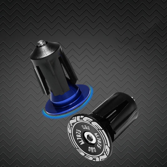 ENLEE BD40 1pair Mountain Bike Aluminum Expandable Handlebar Plugs Bicycle Grip Blocker Accessories(Blue) by ENLEE