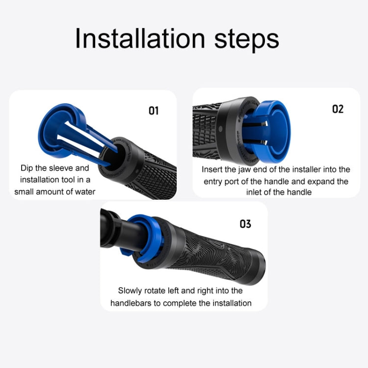 ENLEE XRT-10 Bicycle Handlebar Holder Installation Tool Mountain Bike Grips Mounting Bracket Accessories(Blue) by ENLEE