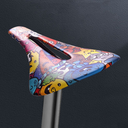 ENLEE E-ZD412 Bicycle Carbon Fiber Cushion Outdoor Riding Mountain Bike Saddle, Style: Camouflage by ENLEE