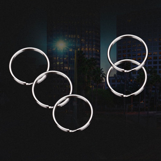 10pcs 1.5 X 25mm Key Holder Ring Metal Key Chain Charm Ring by buy2fix