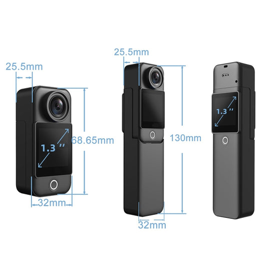4K/30FPS 5G/2.4G HD Night Video Outdoor Waterproof Riding Record Thumb Camera, Spec: Battery White by buy2fix