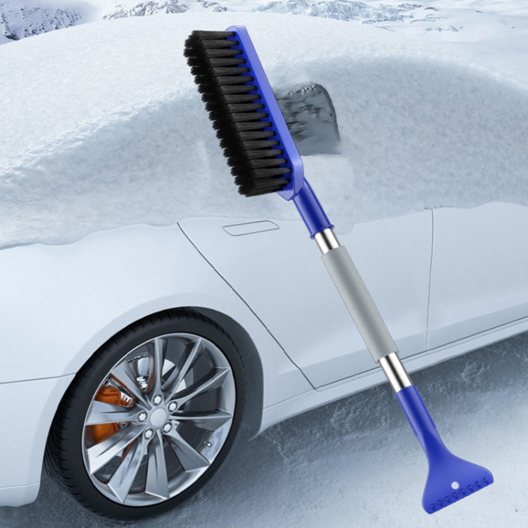 2 In 1 Car Snow Shovel Snow Blowing Brush Car Winter Snow Clearing Tools(Red) by buy2fix