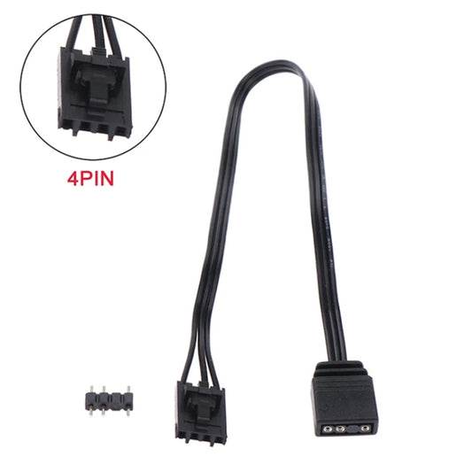 4Pin For Pirate Ship Controller Adapter Cable QL LL120 ICUE Divine Light Synchronization(25cm) by buy2fix