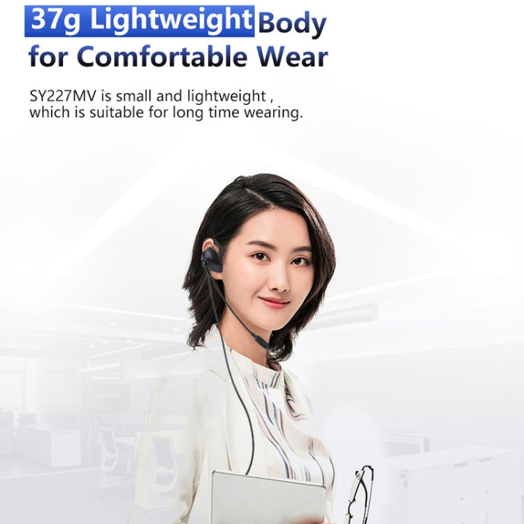 SOYTO SY227 Single-side Operator Ear Hook Headset Corded Computer Headset, Interfaces: Separation USB Wire Control by SOYTO