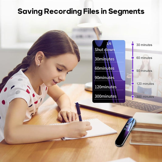 Q53 Ultra Long Standby Timer Voice Recorder HD Noise Canceling Recording Device, Size: 128GB(Black) by buy2fix