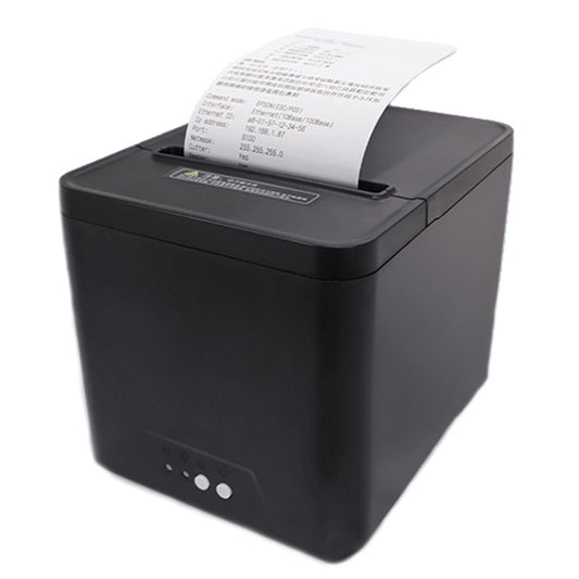 80mm USB+Network Port Thermal Receipt Printer Store Cashier Printer(EU Plug) by buy2fix