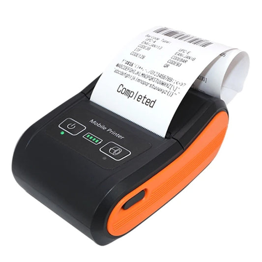 58mm Portable Logistics Takeaway Receipt Bluetooth Thermal Printer(EU Plug) by buy2fix