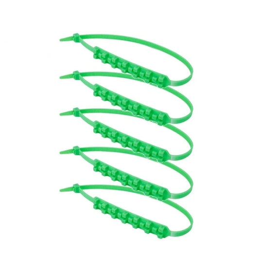 5pcs/Set Motorcycle Electric Two-Wheeler Non-Damaging Anti-Skid Chain Ties(Green) by buy2fix