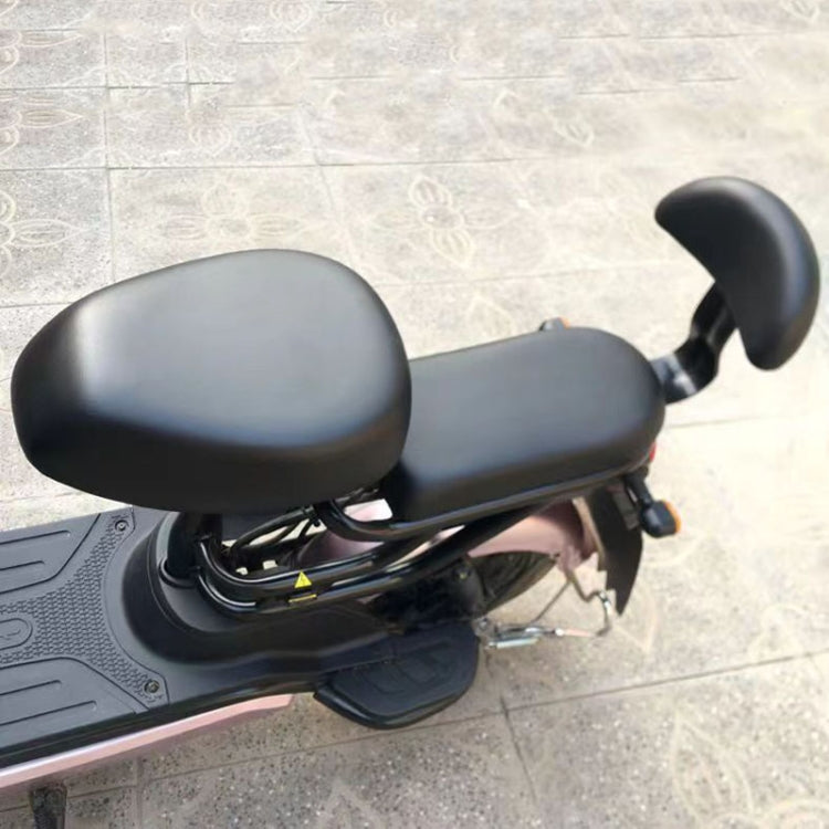 Electronic Bicycle Thickened Leather Heat Insulation Waterproof Universal Seat Cushion Covers, For: Front Seat by buy2fix
