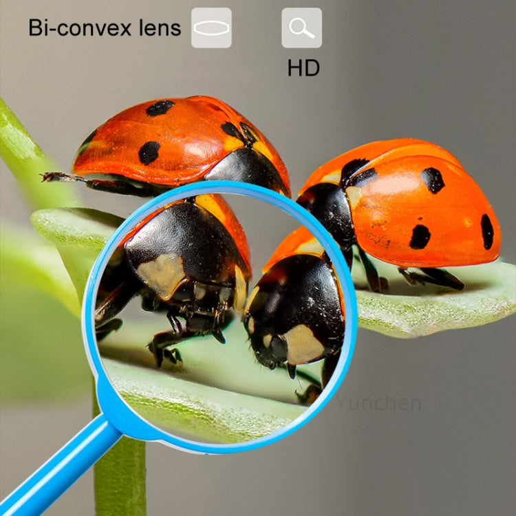 4pcs Children Color Magnifier 60mm Handheld Plastic Magnifying Glass, Color Random Delivery by buy2fix