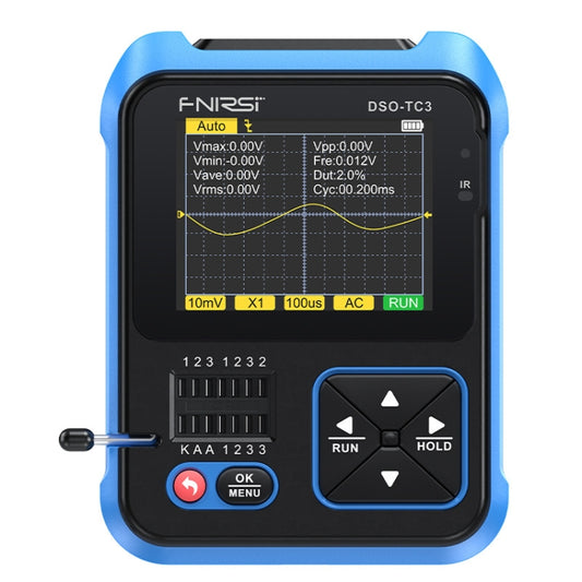 FNIRSI 3 In 1 Handheld Digital Oscilloscope LCR Transistor Tester, Specification: Upgrade by FNIRSI