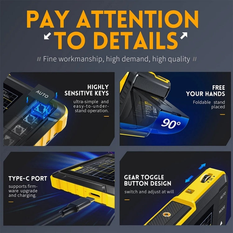 FNIRSI Handheld Small Digital Oscilloscope For Maintenance, Specification: Standard by FNIRSI