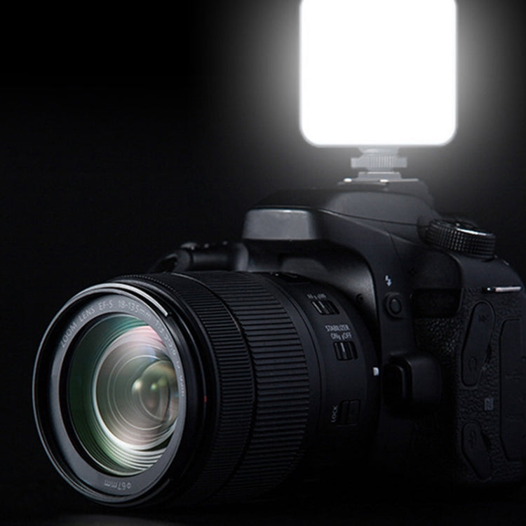 W64 64LEDs Video Conferencing Mobile Laptop Live Fill Light Photography Pocket Lamp, Spec: Clip+Tripod Set by buy2fix