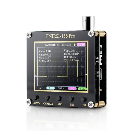 FNIRSI Handheld Small Teaching Maintenance Digital Oscilloscope, Specification: Upgrade Without Battery by FNIRSI