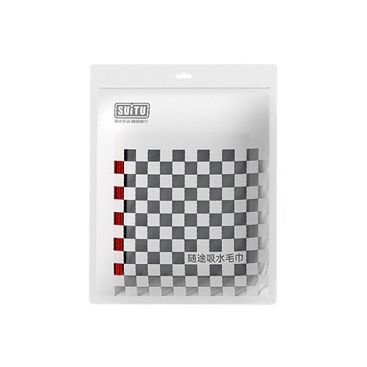 SUITU ST-9007 Double-Sided Auto Washing Towel Wiping Cloth Car Interior Absorbent Fiber Wipes, Size: 40 x 80cm by SUITU