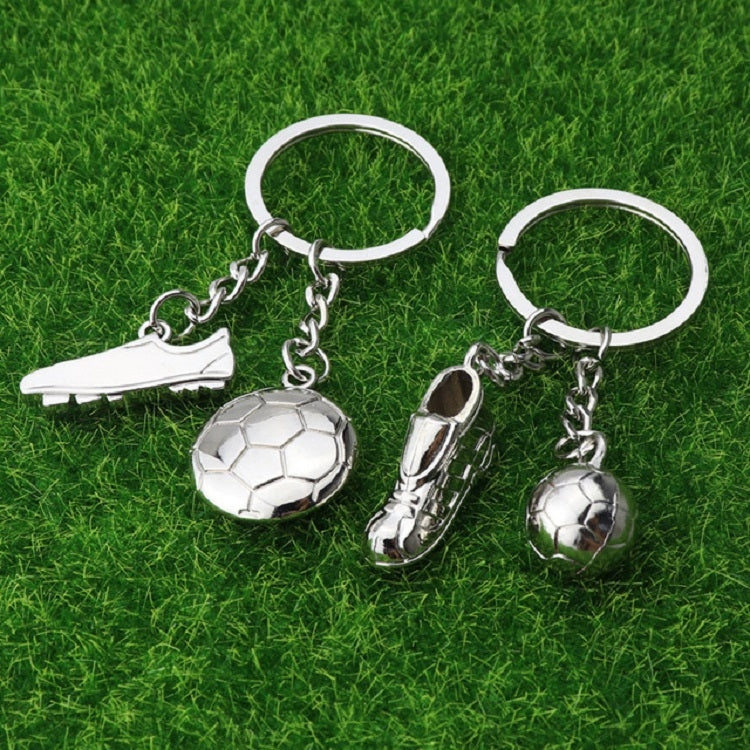 2 PCS Creative Football Gift Pendant Metal Football Shoe Keychain, Style:Football Stadiums by buy2fix