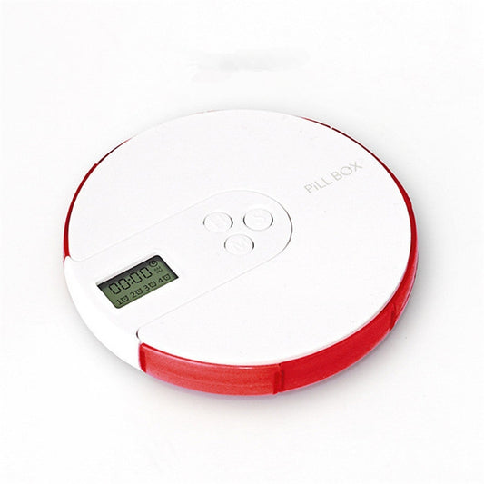 One Week Portable Timing Smart Pill Boxes Elder Reminding Electronic Medicine Box(Red) by buy2fix