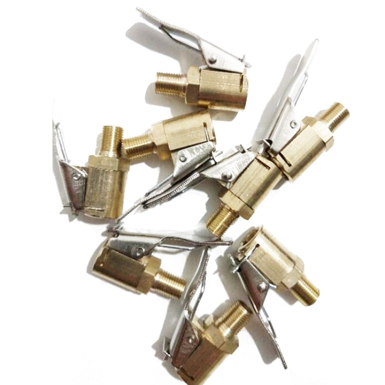 Car Tyre Wheel Tire Air Chuck Inflator Pump Valve Clip Clamp Connector by buy2fix