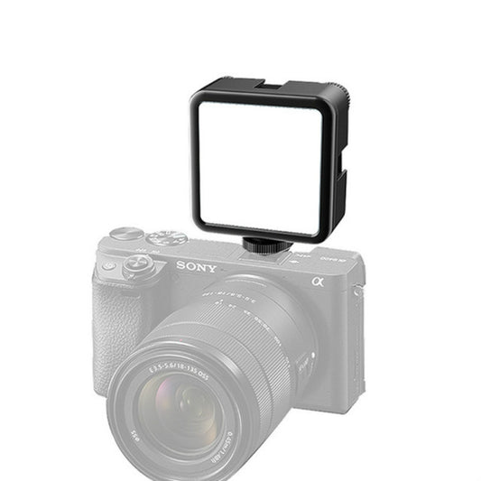 VIJIM VL81 Portable Three Cold and Hot Shoes Dual Color Temperature Fill Light Shooting Recording Lighting Light by VIJIM