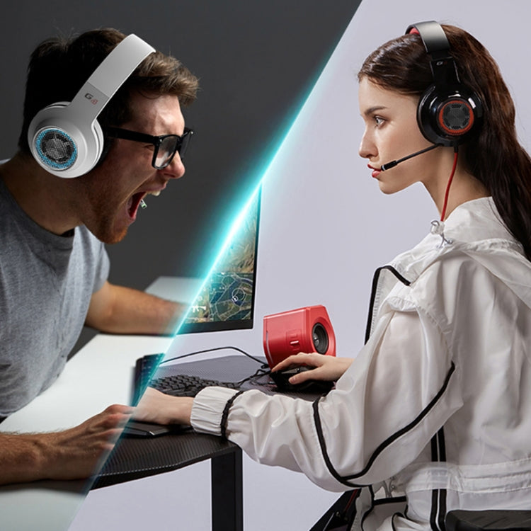 Edifier HECATE G4 Gaming Headeadphone Desktop Computer Listening Discrimination 7.1-channel Headset, Cable Length: 2.5m(Black Red) by Edifier