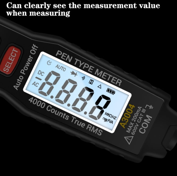 ANENG A3004 Multi-Function Pen-Type High-Precision Smart Multimeter(Black) by ANENG