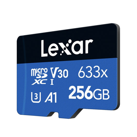 Lexar 633x 256GB High-speed Mobile Phone Camera Memory TF Card Switch Expansion Driving Recorder Dedicated Storage Flash Memory Card by Lexar