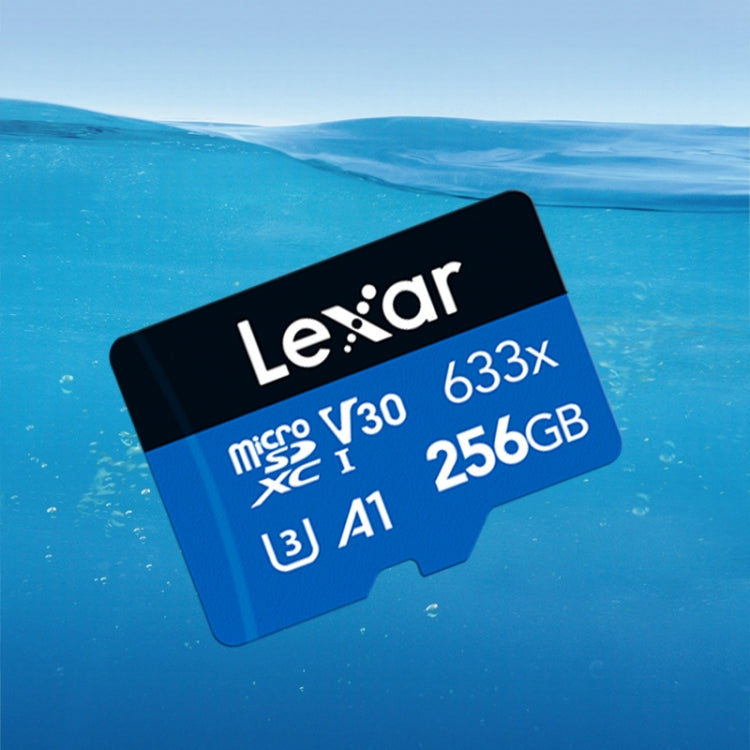 Lexar 633x 256GB High-speed Mobile Phone Camera Memory TF Card Switch Expansion Driving Recorder Dedicated Storage Flash Memory Card by Lexar