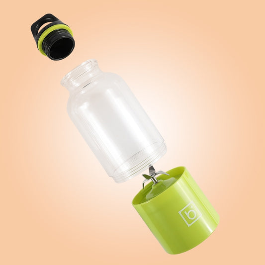 Mini Portable Electric Juicer Cup USB Rechargeable Juicer Fruit Juice Extractor(Green) by buy2fix