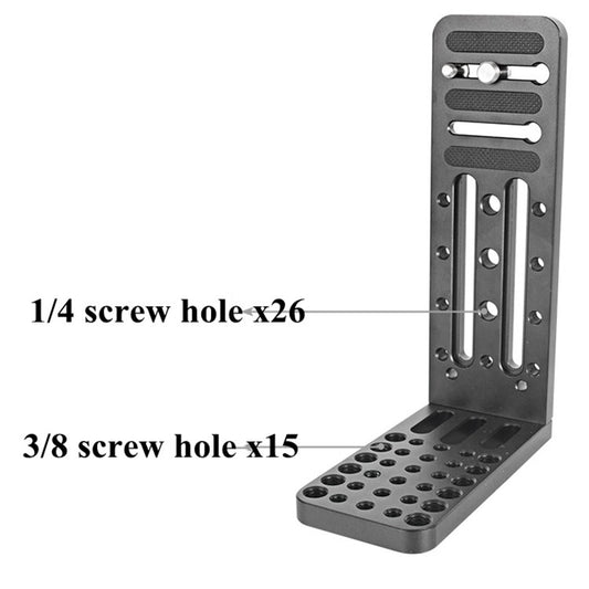 BEXIN L130C L-shaped Vertical Clapper Hydraulic Pan/tilt Tripod Quick Release Plate for DJI RONIN-S Gimbal by BEXIN