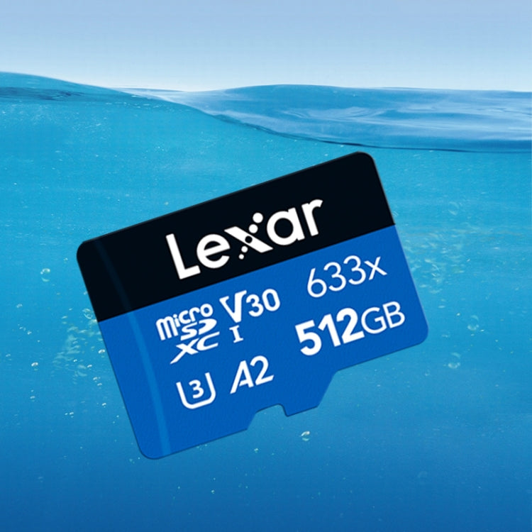 Lexar 633x 512GB High-speed Flash Memory Card Sports Camera Mobile Phone TF Car Driving Recorder Memory Card by Lexar